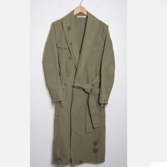 Alexander Wang Khaki Women's Trench Coat - Picture 8 of 10